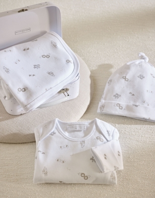 Organic Cotton Safari Friends Gift Set (0—6mths)