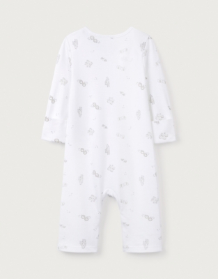 Organic Cotton Safari Sleepsuit (0–24mths)