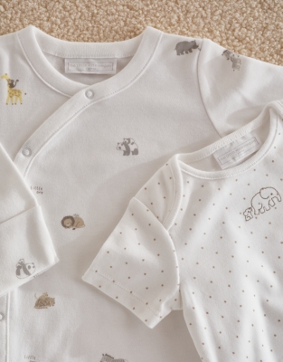 Organic Cotton Safari Welcome Baby Gift Set (0–6mths)