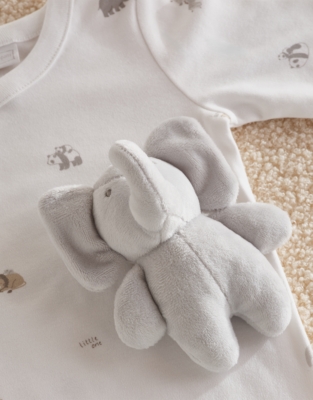 Organic Cotton Safari Welcome Baby Gift Set (0–6mths)