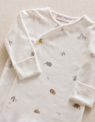 Organic Cotton Safari Welcome Baby Gift Set