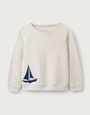 Organic Cotton Sailboat Sweatshirt (18mths–6yrs)