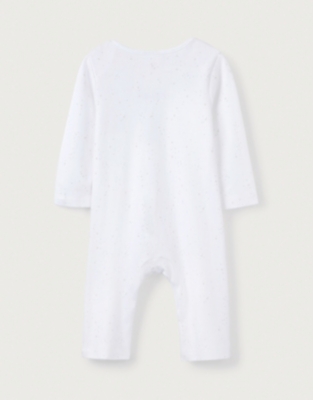 Organic Cotton Scattered Star Sleepsuit (0–24mths) | Baby Sleepsuits ...