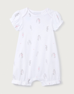Organic Cotton Seahorse Friends Shortie (0–24mths)