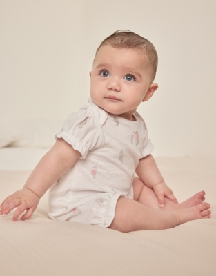 Organic Cotton Seahorse Friends Shortie (0–9mths)
