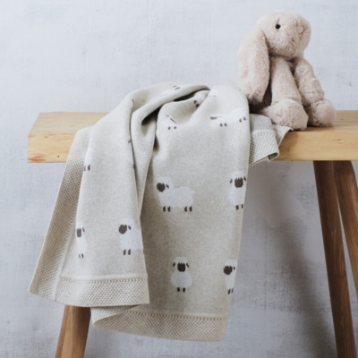 Organic Cotton Sheep Baby Blanket Baby Blankets The White Company Us