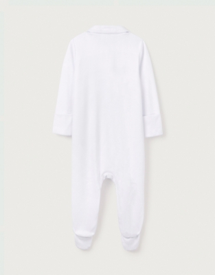 Organic Cotton Sightseeing London Embroidered Sleepsuit (0–24mths)