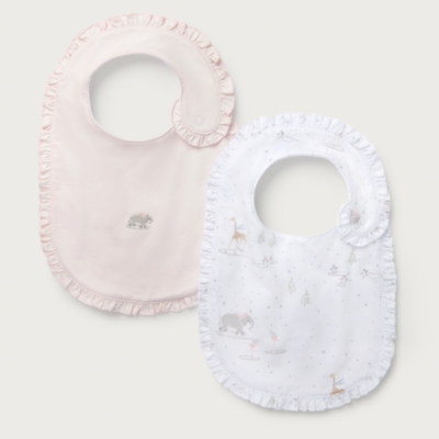 Organic Cotton Skating Safari Bib – Pack of 2