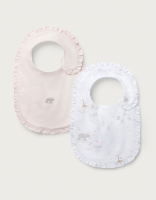 Organic Cotton Skating Safari Bib – Pack of 2