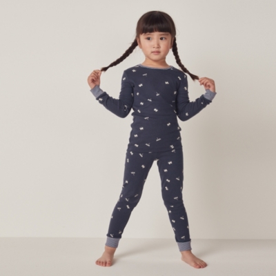Organic Cotton Skinny Fit Glow In The Dark Butterfly Print Pajamas (1–12yrs)