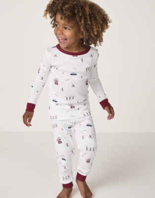 Organic Cotton Skinny Fit London Pyjamas (2–12yrs)