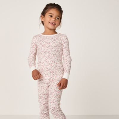 Organic Cotton Slim Fit Floral Clementine Pyjamas (2–12yrs)