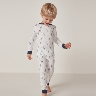 Organic Cotton Slim Fit Giraffe Print Pyjamas (1–12yrs)