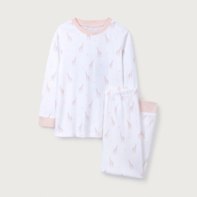 Organic Cotton Slim Fit Giraffe Print Pyjamas (1–12yrs)