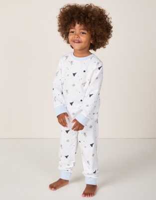 Organic Cotton Slim Fit Rocket Pyjamas (2–12yrs)