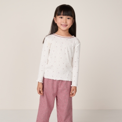 Organic Cotton Slim Fit Winter Floral & Gingham Pyjamas (2–12yrs)