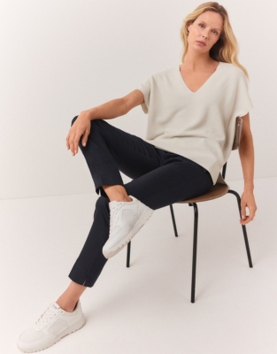 Organic Cotton Slim Leg Pants, Pants & Shorts