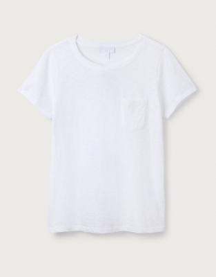 Organic-Cotton Slub Crew-Neck T-Shirt | Tops & T-Shirts | The White ...