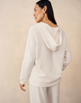 Organic Cotton Slub Lightweight Hoodie