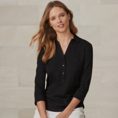 Organic Cotton Slub Rib Jersey Shirt