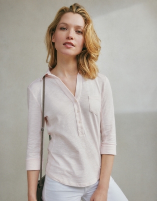 Organic Cotton Slub Rib Jersey Shirt