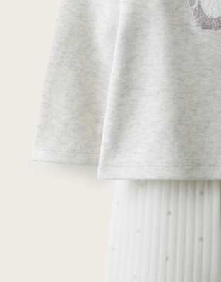Organic Cotton Snowy Penguin First Christmas Pyjamas (0-24mnths) 