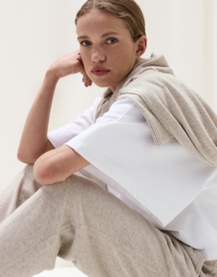 Organic Cotton Soft Loopback Batwing Sweatshirt