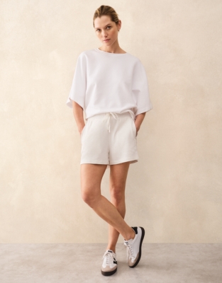 Organic Cotton Soft Loopback Batwing Sweatshirt