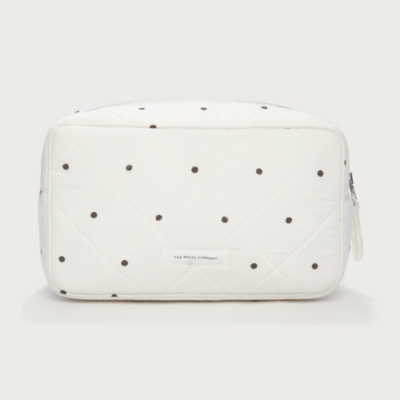 Organic Cotton Spot Print Wash Bag