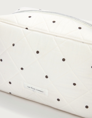 Organic Cotton Spot Print Washbag