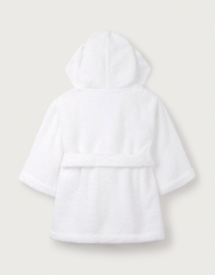 Organic Cotton Star Baby Robe (0–12mths)