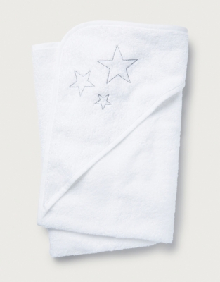 Organic Cotton Star Hooded Towel