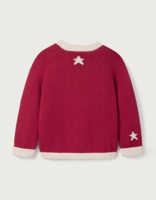 Organic Cotton Star Jumper (0–18mths)