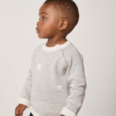 Organic Cotton Star Jumper (0–4yrs)
