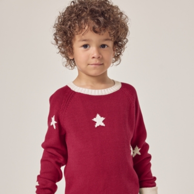 Organic Cotton Star Jumper (18mths–6yrs)