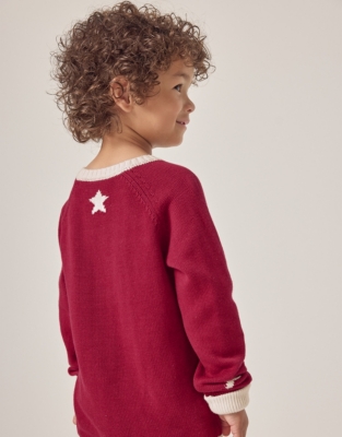 Organic Cotton Star Jumper (18mths–6yrs)