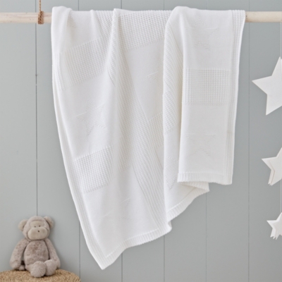 Organic Cotton Star Patchwork Baby Blanket