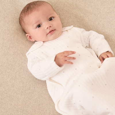 Organic Cotton Star Quilted Sleeping Bag – 1 Tog