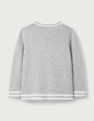 Organic Cotton Star Stripe Sweater (0–18mths)