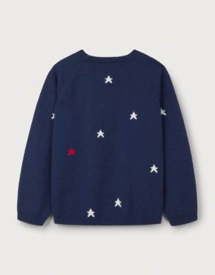 Organic Cotton Star Sweater (18mths–6yrs)