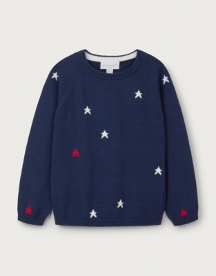 Organic Cotton Star Sweater (18mths–6yrs)