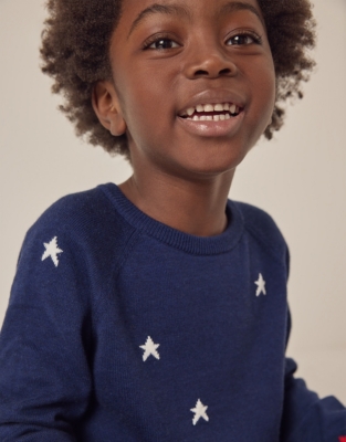 Organic Cotton Star Sweater (18mths–6yrs)