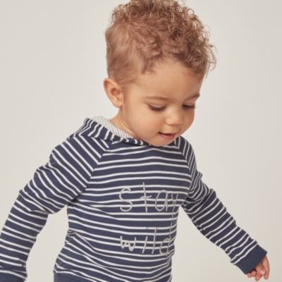 Organic Cotton Stay Wild Hoodie (0–18mths)