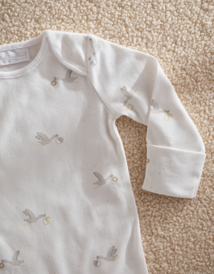 Organic Cotton Stork New Arrival Gift Set (0–6mths)