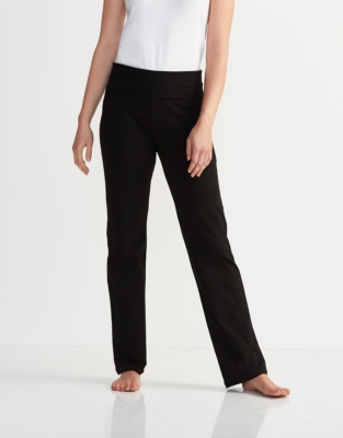 Organic Cotton Straight Leg Roll Top Pants