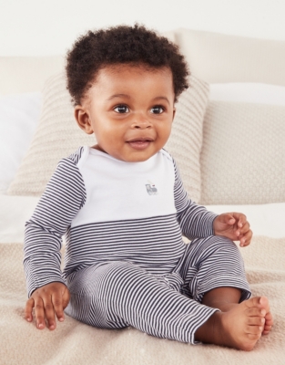 White company baby boy hot sale pyjamas