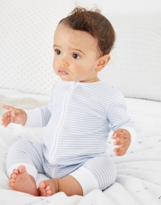 Baby best sale zip sleepsuits