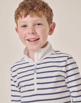 Organic Cotton Striped Rugby Shirt & Trousers Set (18mths–6yrs)