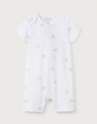 Organic Cotton Sunny Kimbo Elephant Shortie (0–9mths)