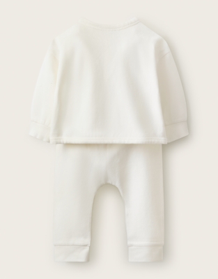 Organic Cotton Sweatshirt & Leggings Set (0–2yrs)